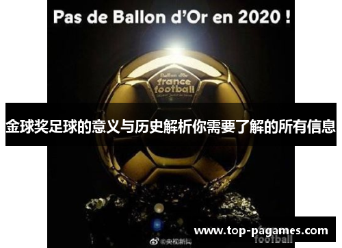 金球奖足球的意义与历史解析你需要了解的所有信息